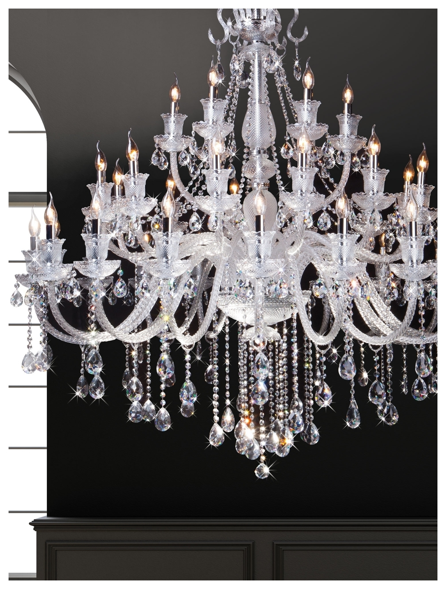 Люстра XXL большая хрустальная Baccarat