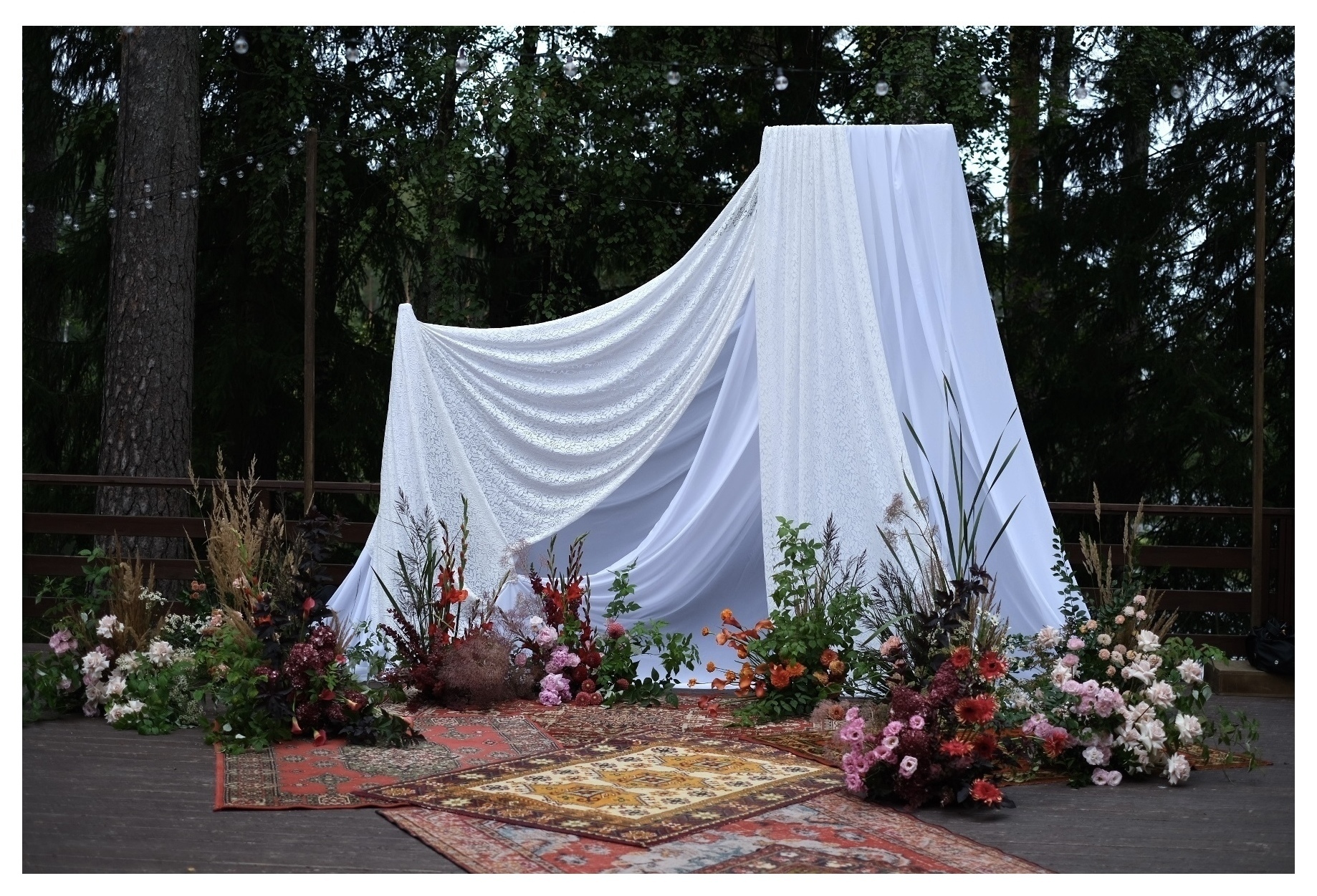 Белое кружево, 1,5*1,5 метров