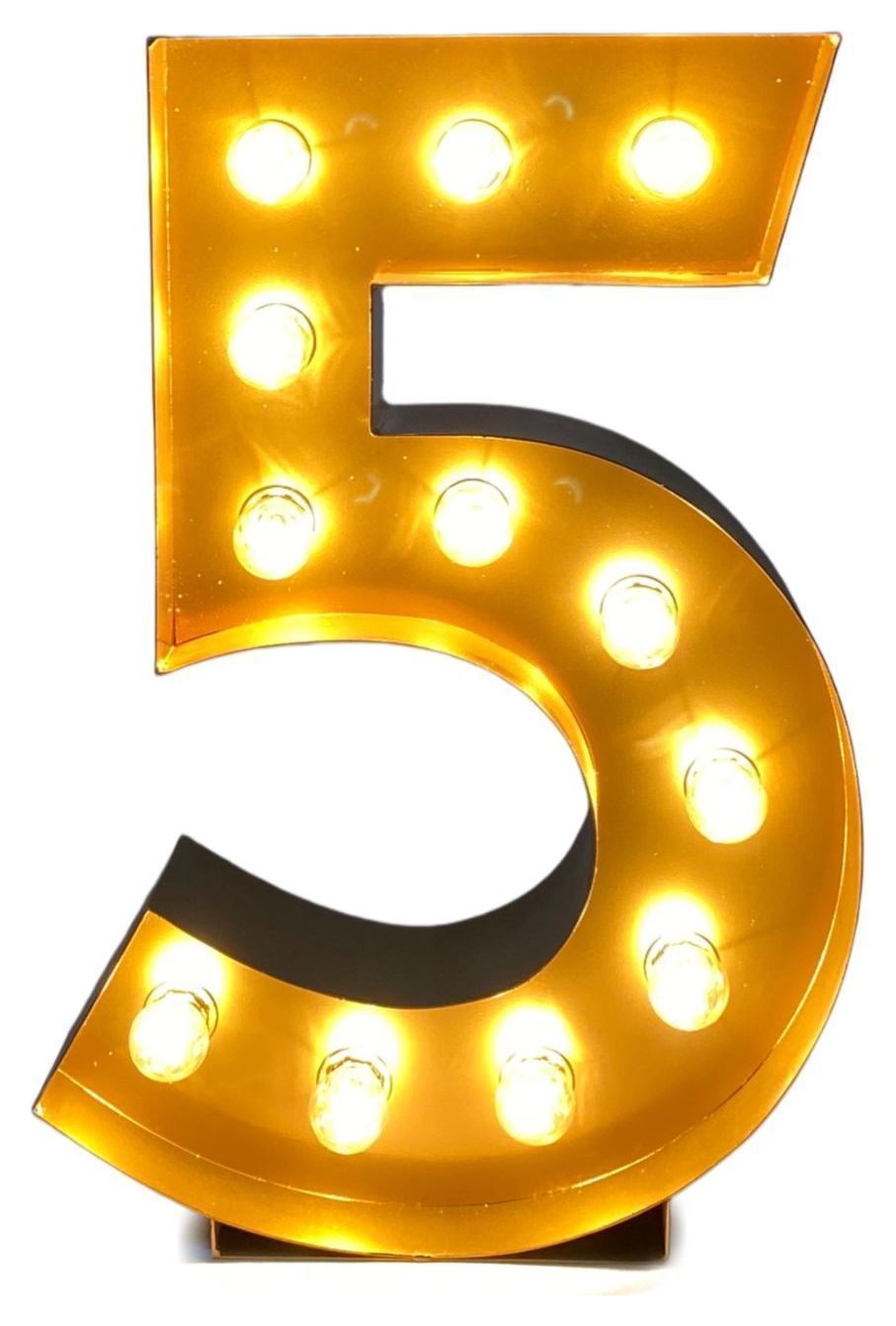 Световая цифра "5" 50см