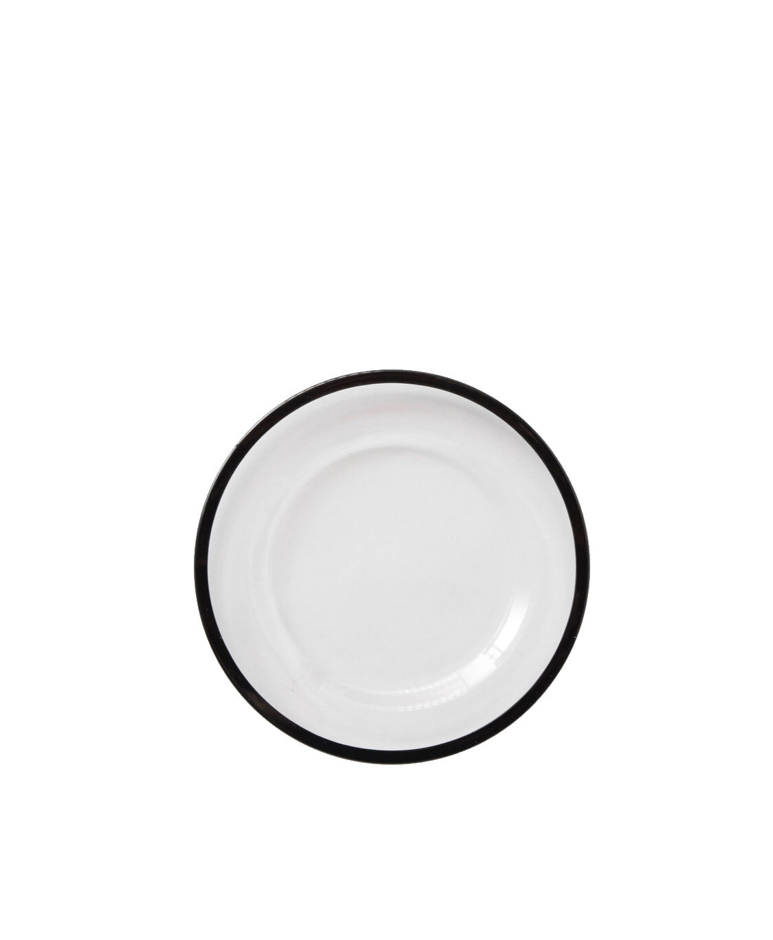 Порционная тарелка Black Rim 22 см
