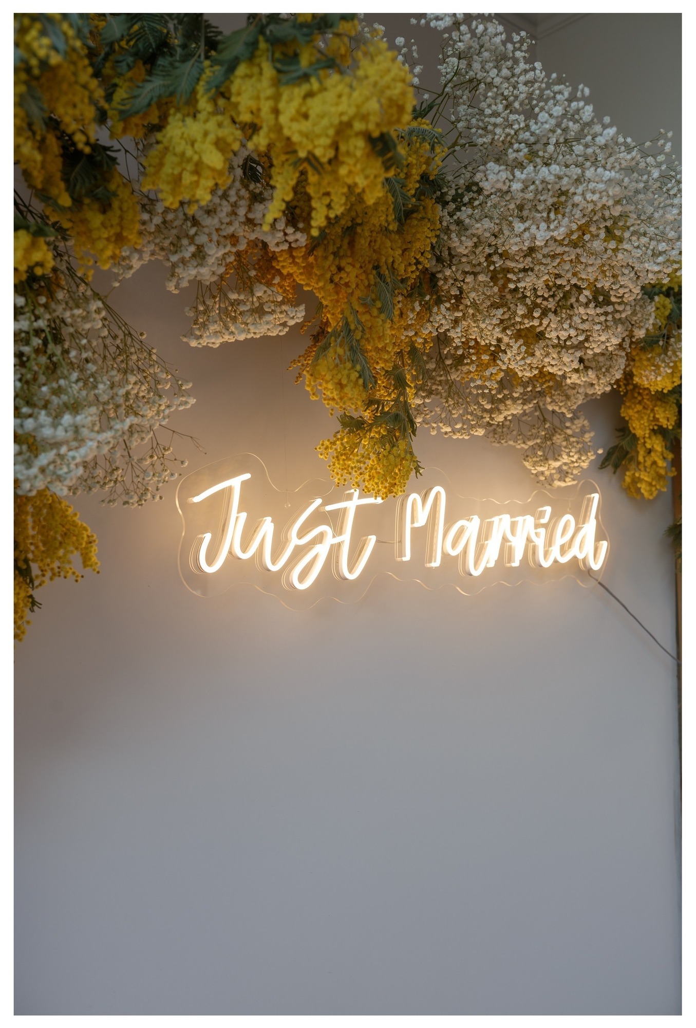 Неон «JUST MARRIED»