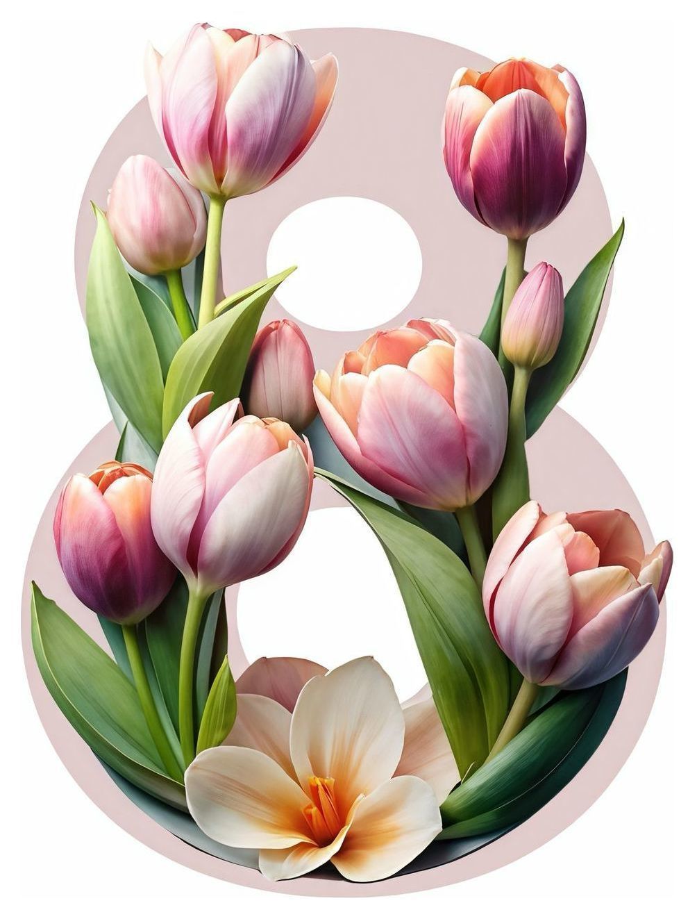 цифра 8 3Д