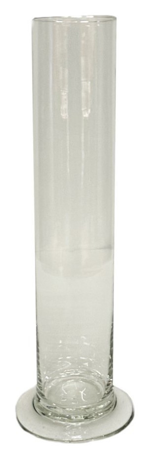 Ваза-цилиндр, прозрачный, h-30, d-6
