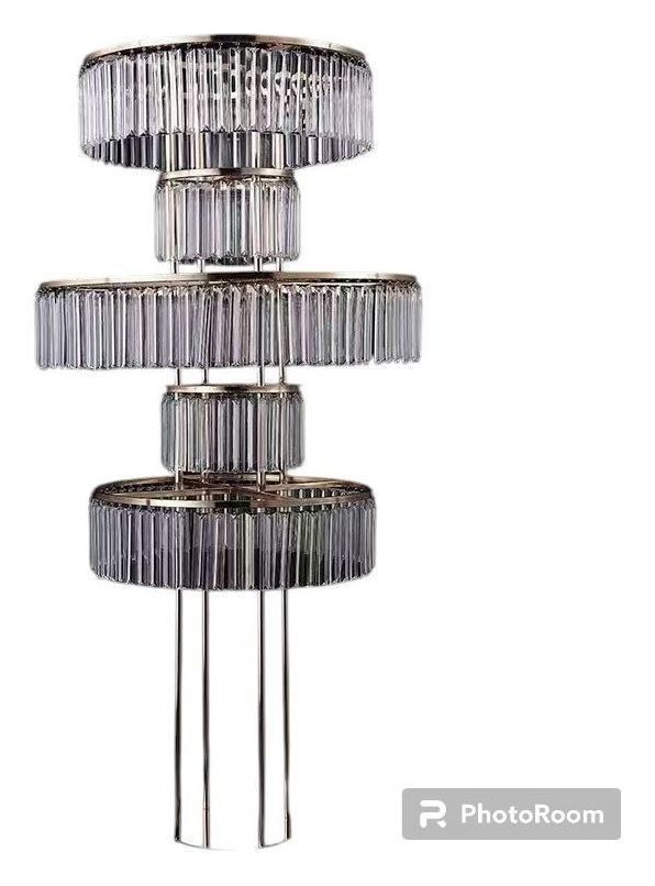 Стойка "Кольца 5 " золото серебро  178cm