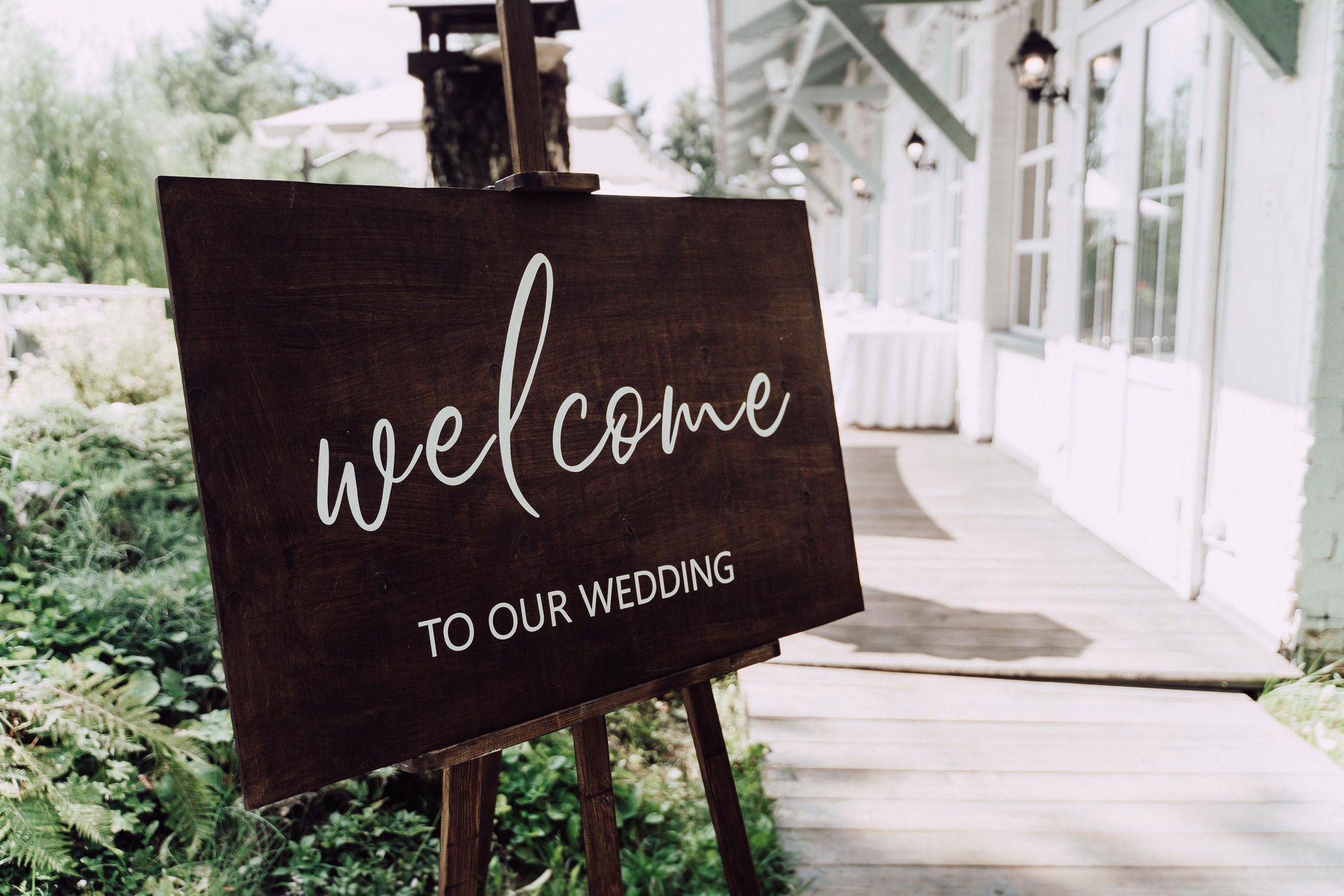 Welcome board