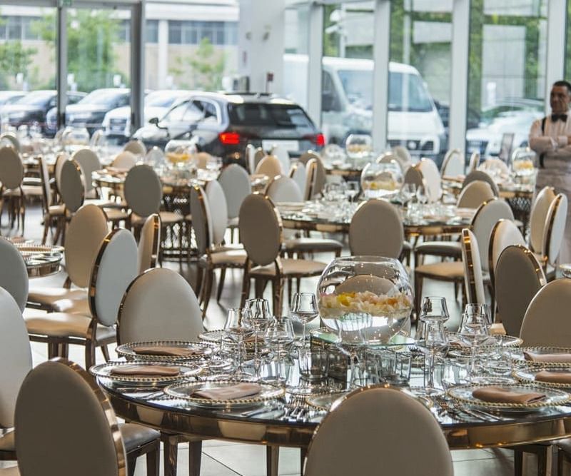 Стол premium TAVOLA D180 золото 