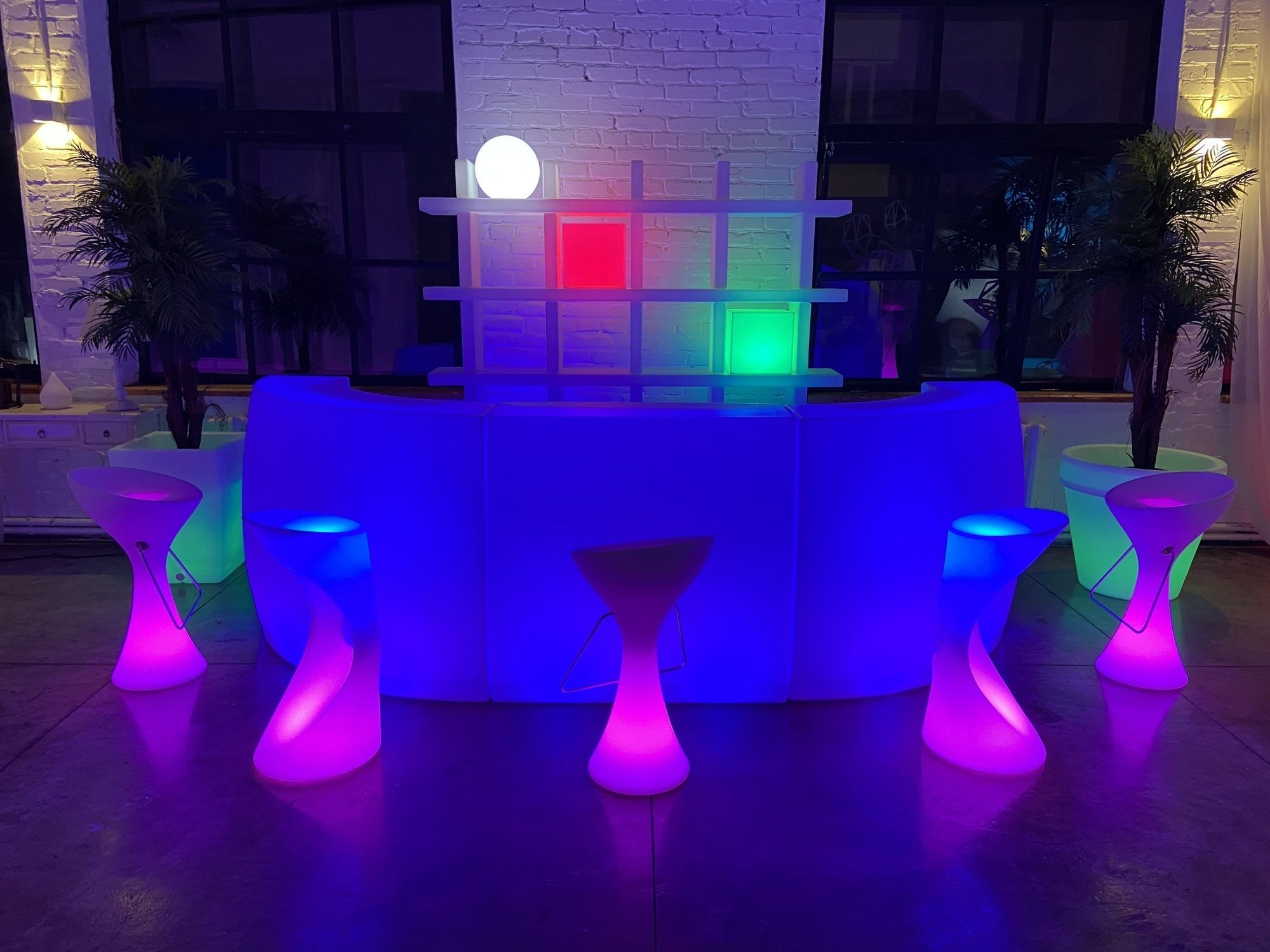 Светящийся LED RGB шар 30 см