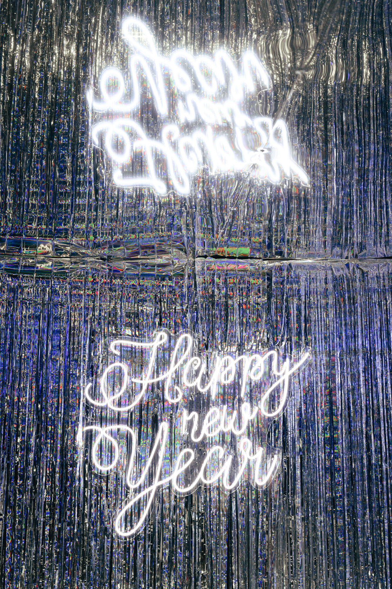 Неоновая вывеска Happy New Year