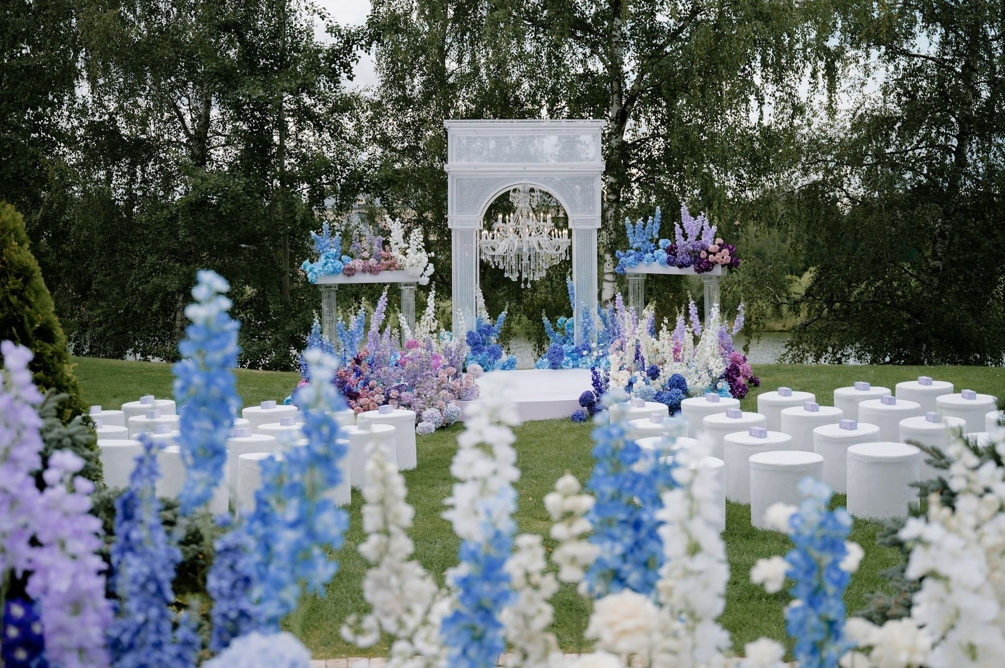 Пуф белый (молочный)