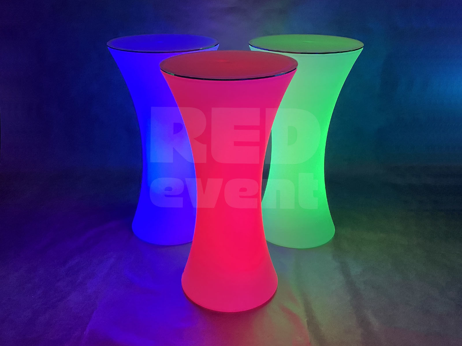Светящийся LED RGB коктейльный стол Sand