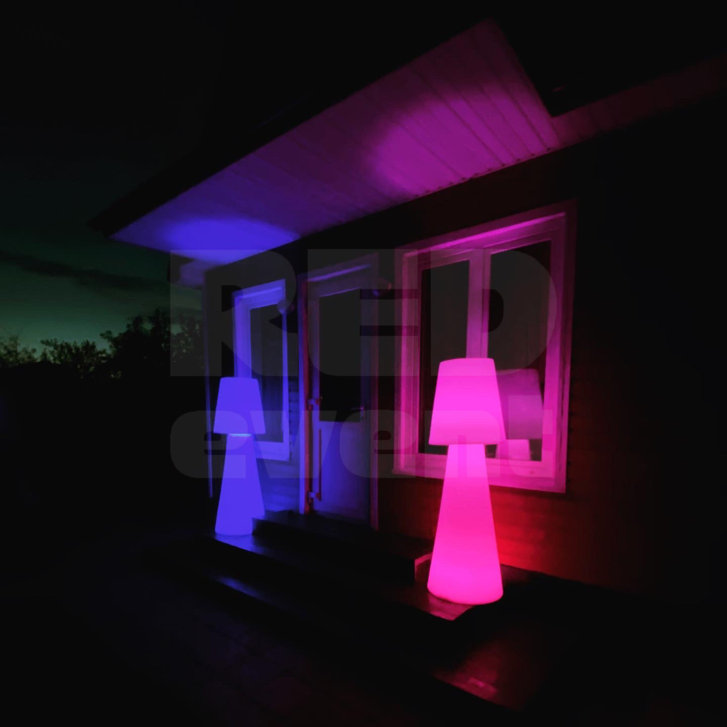 Светящийся LED RGB Торшер Royal