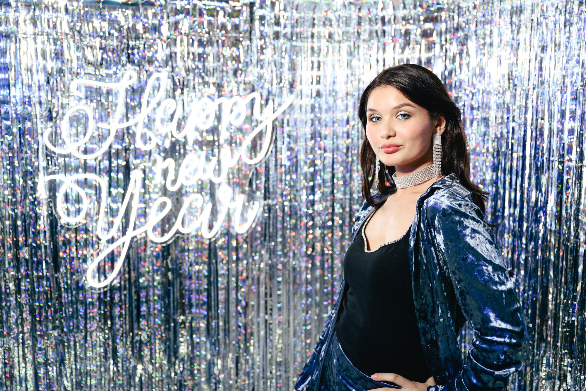 Неоновая вывеска Happy New Year