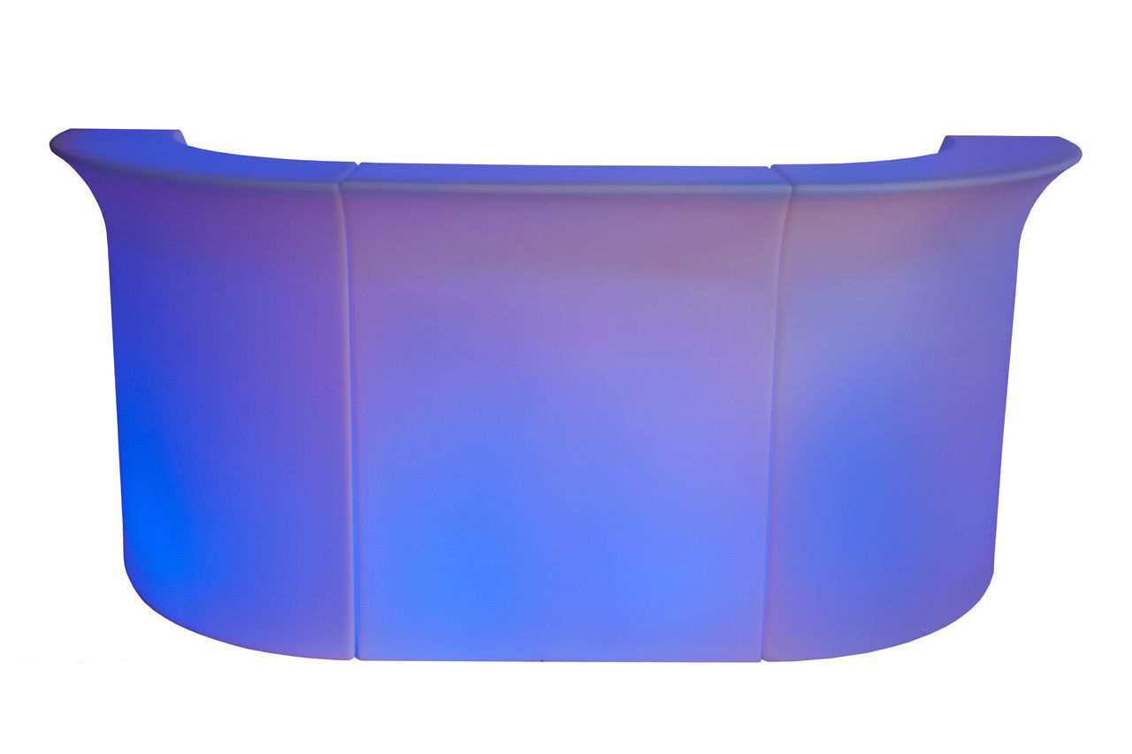 Барная стойка Jumbo с LED RGB подсветкой (Угловой сегмент)
