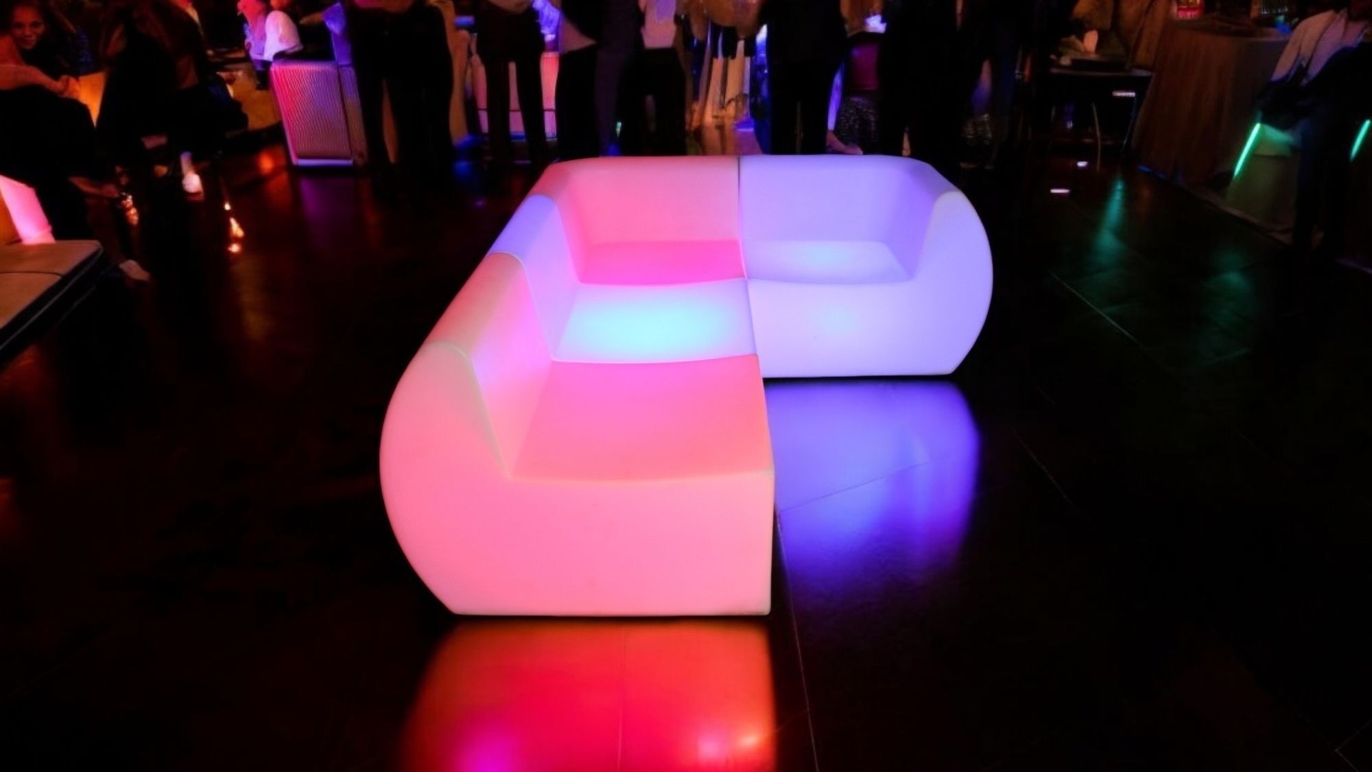 Светящийся LED RGB Диван Модульный (1 сегмент)