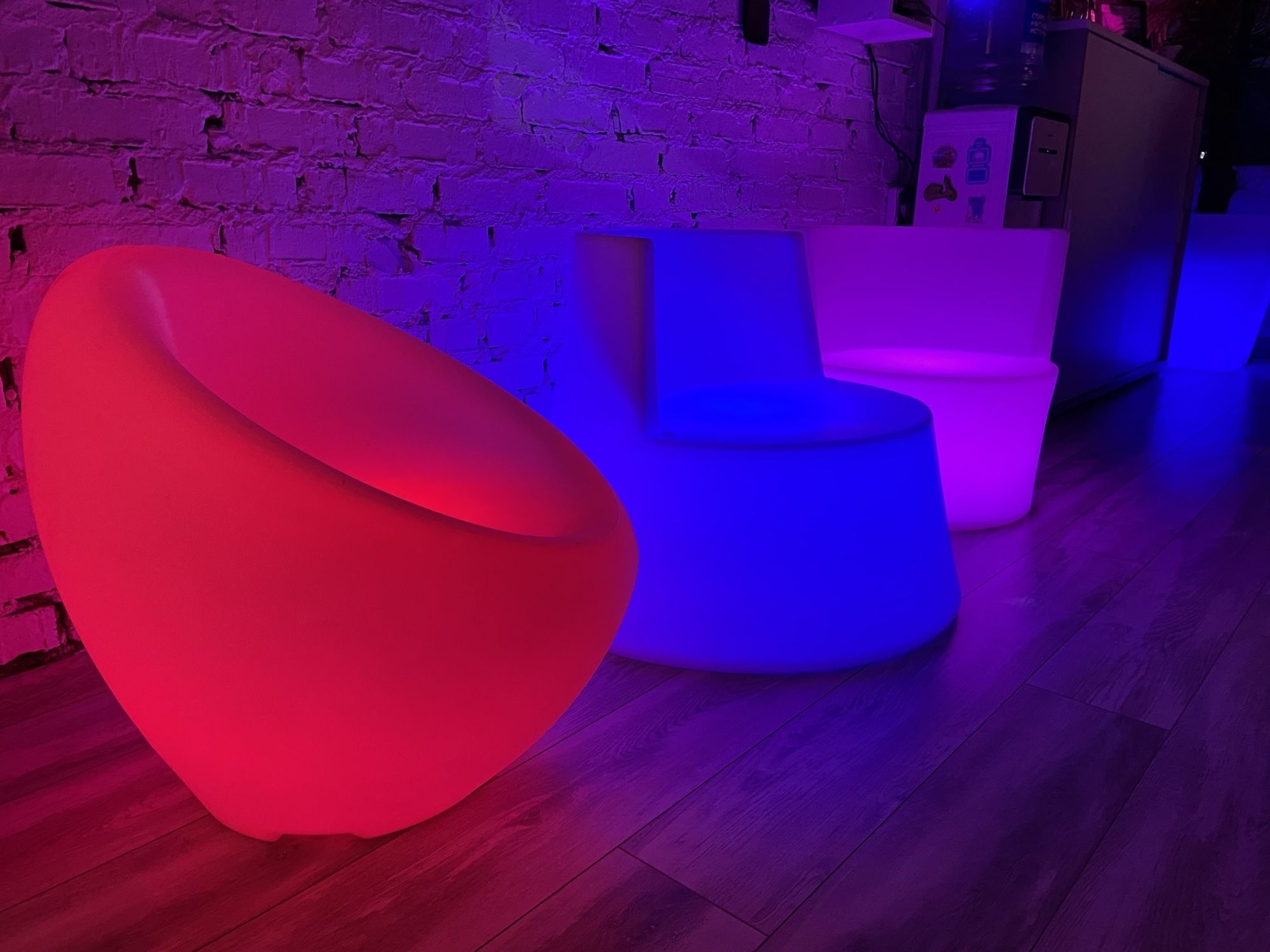 Светящееся LED RGB кресло SKY