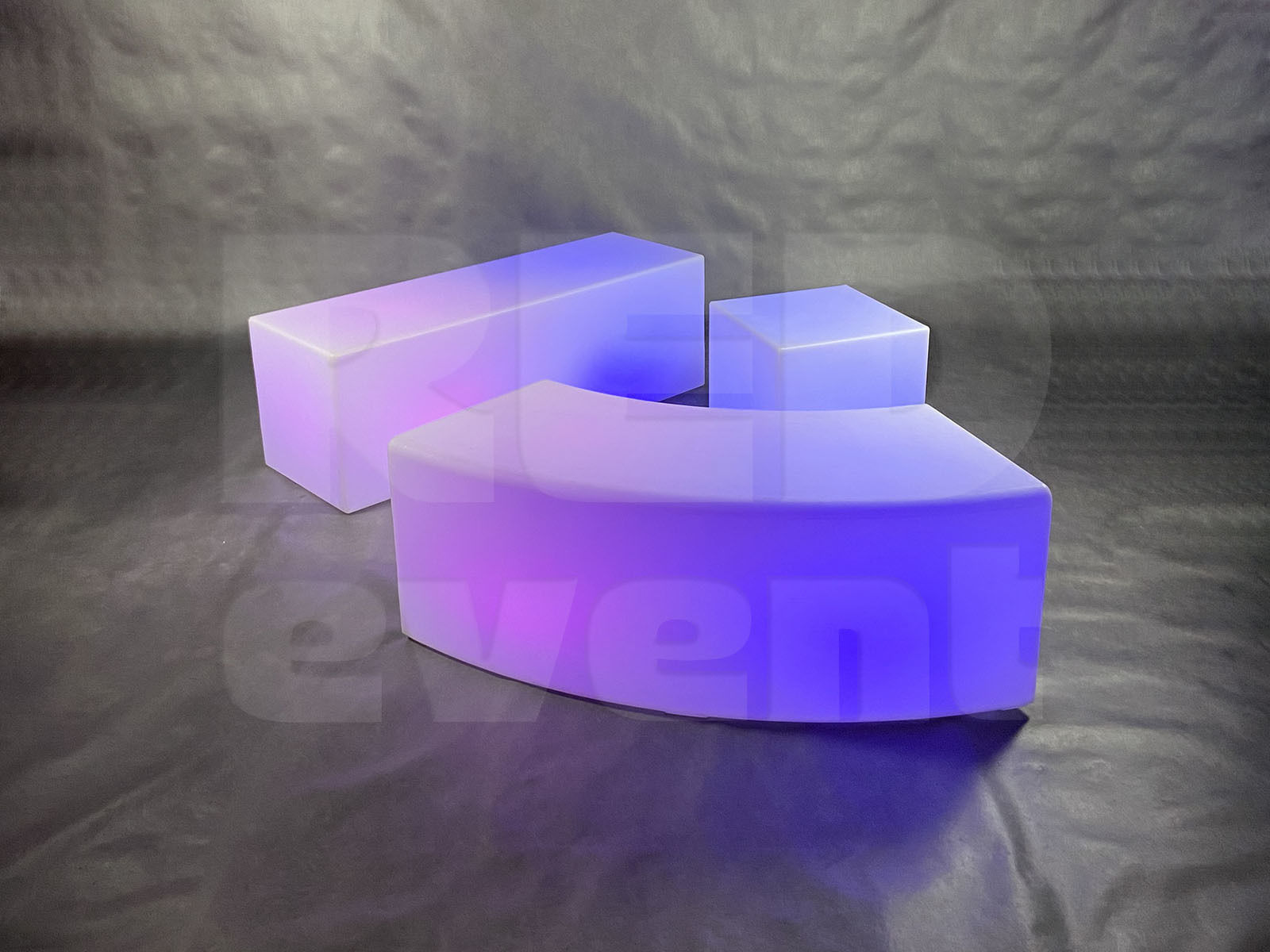Светящийся LED RGB Куб 40 см