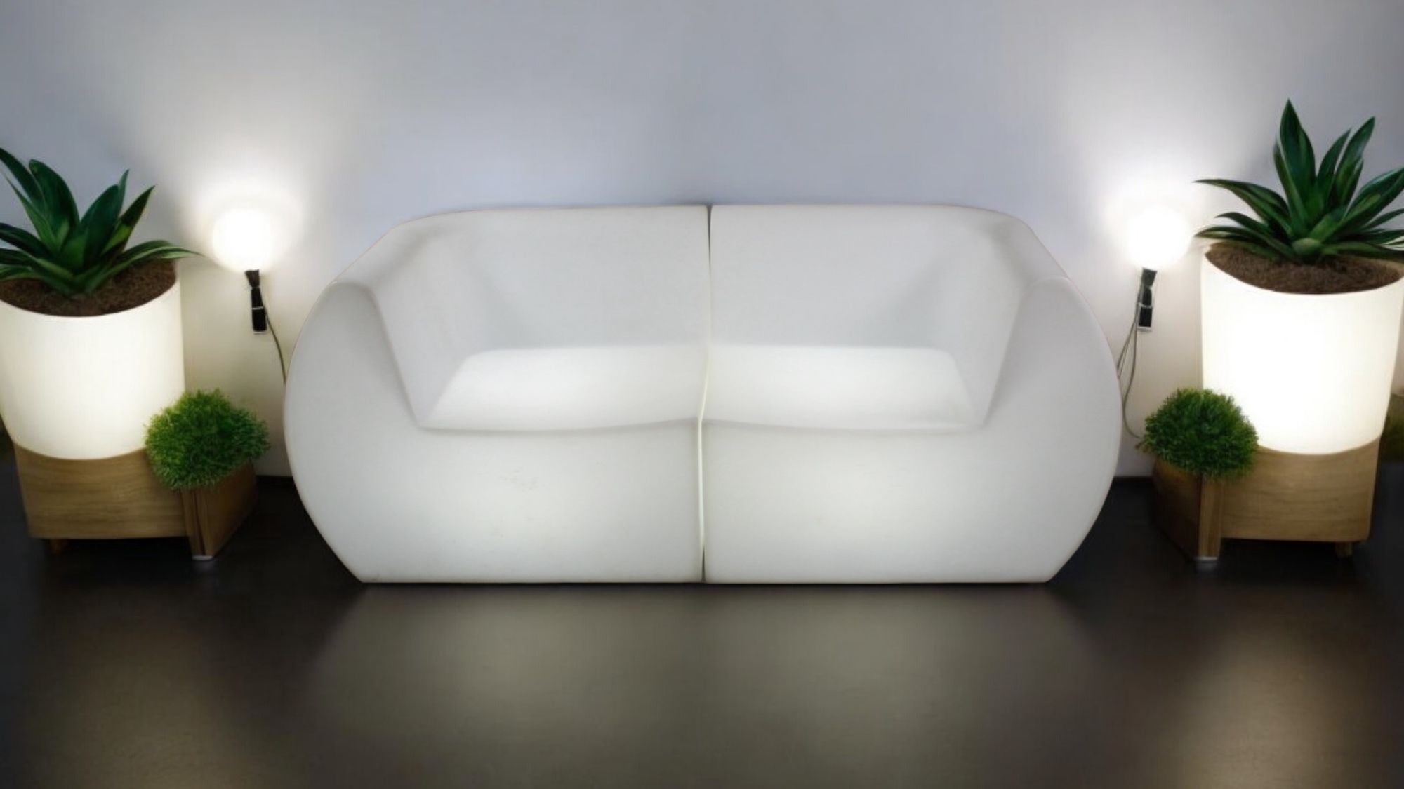 Светящийся LED RGB Диван Модульный (1 сегмент)