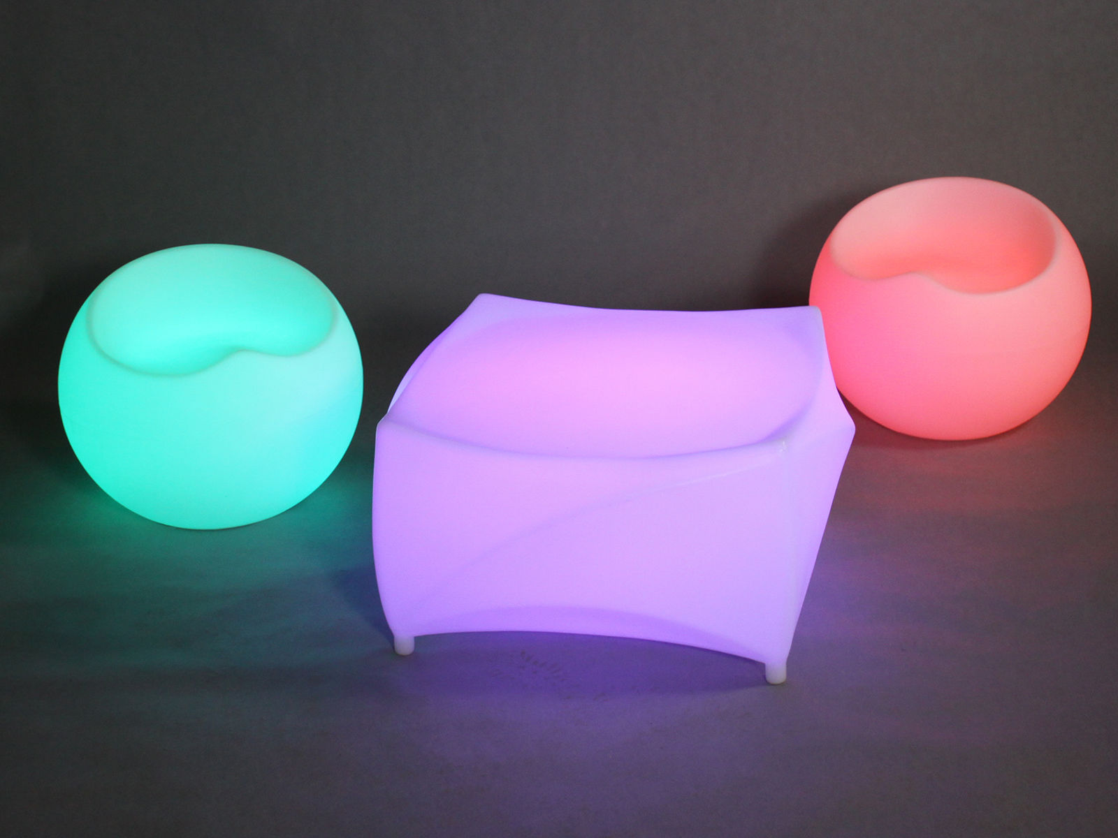Светящийся LED RGB кофейный столик Orchid