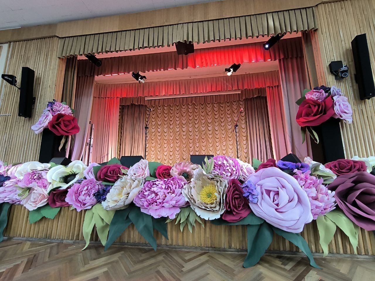 Пион розовый L 60*24