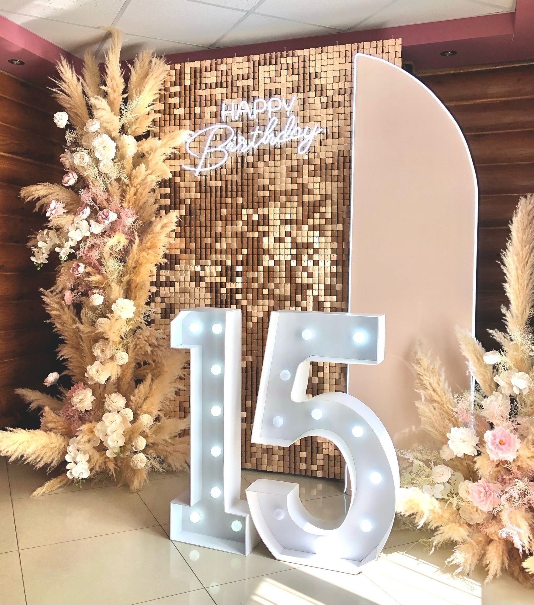Цифра «1» с лампочками