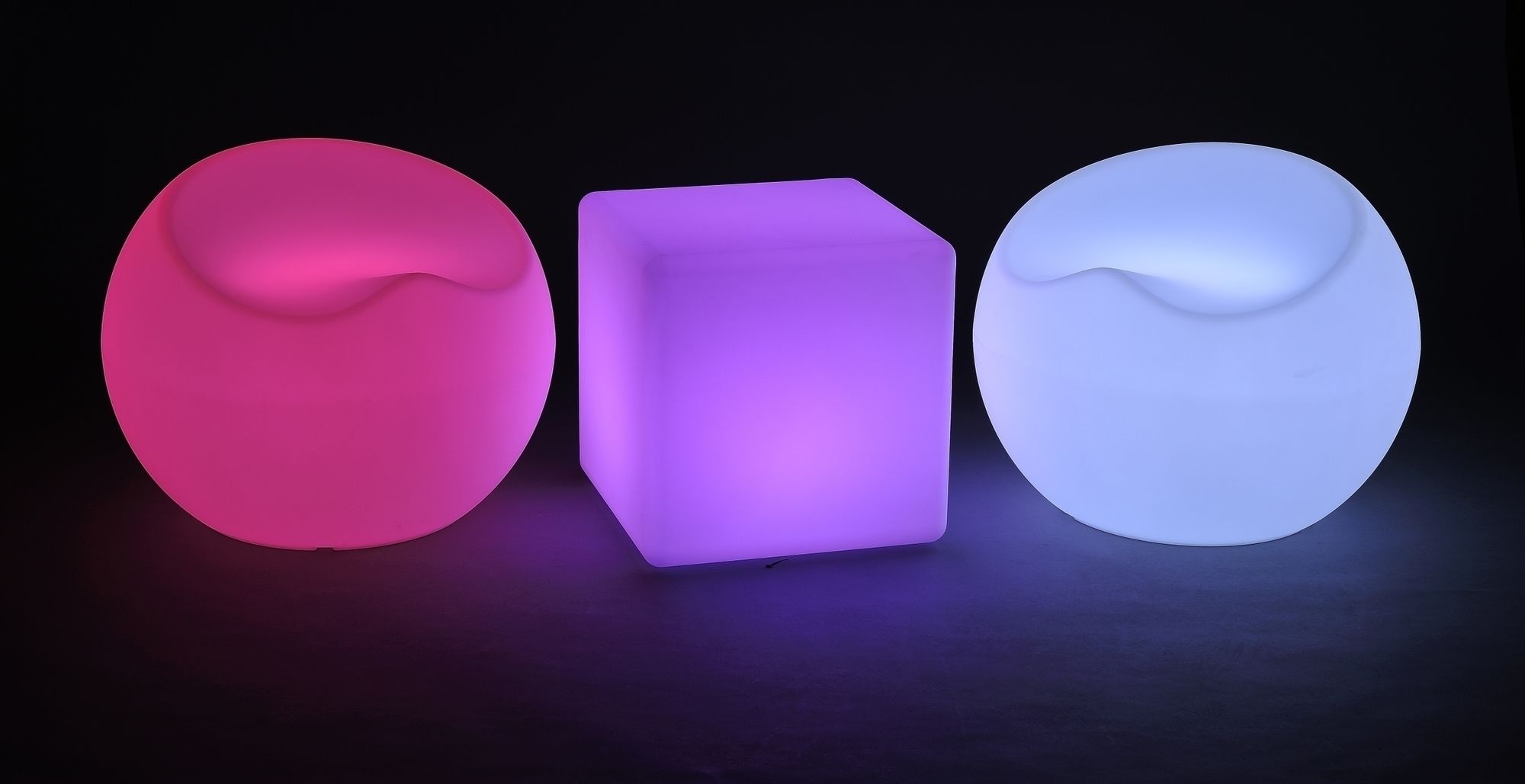 Светящийся LED RGB Куб 40 см