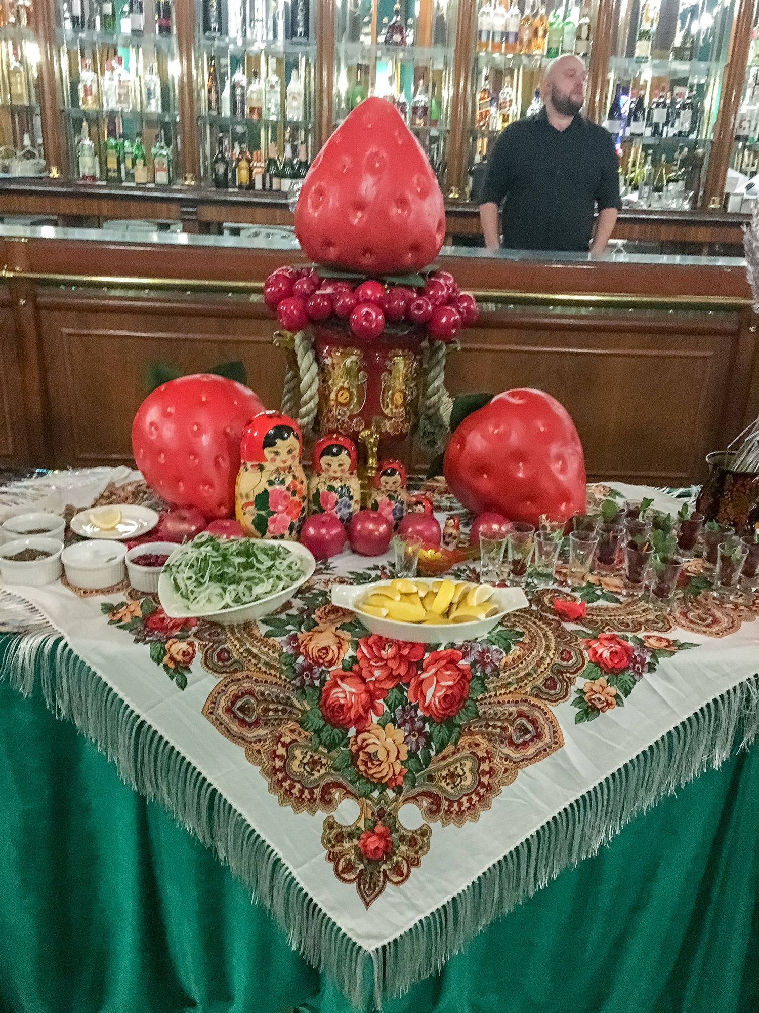 Самовар "Яблочный спас"