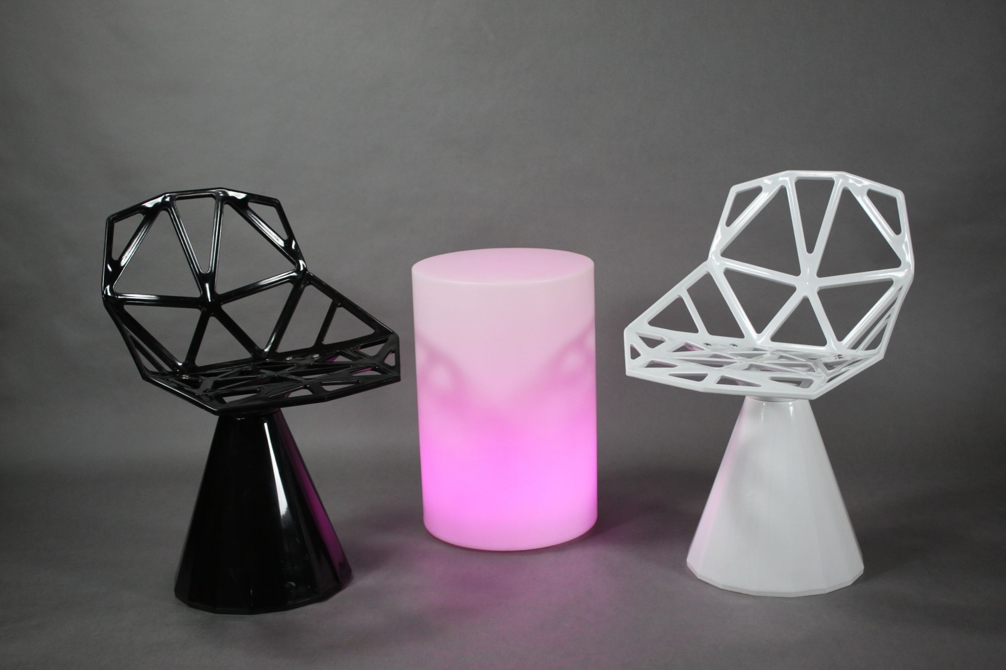 Светящийся LED RGB Цилиндр 60х40 см
