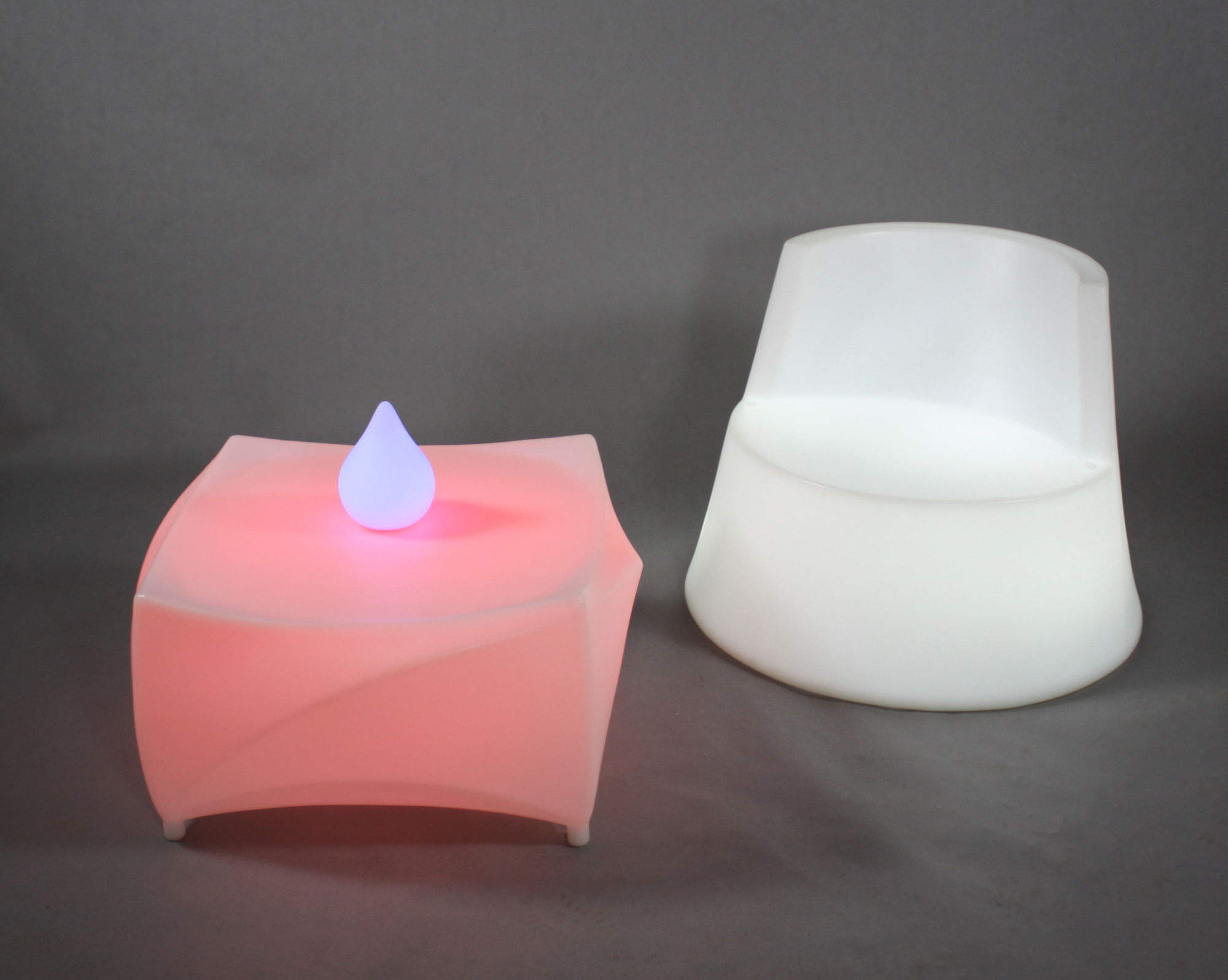 LED RGB светильник капля