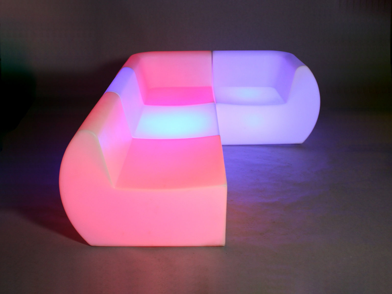Светящийся LED RGB Диван Модульный (1 сегмент)