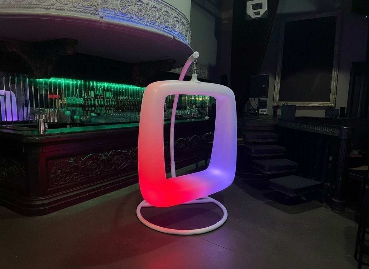 Светящиеся LED качели RGB