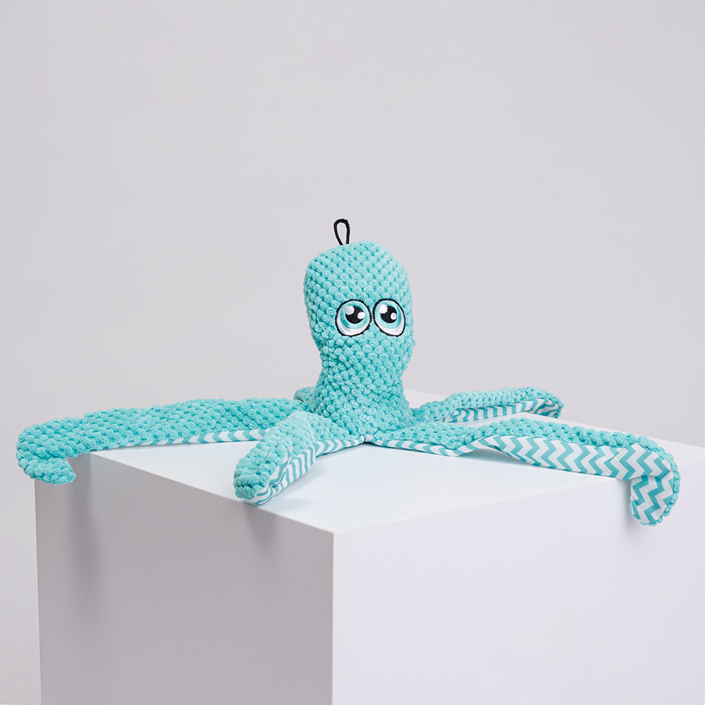 

RURRI Игрушка для собак Осьминожка, 40 см, Разноцветный