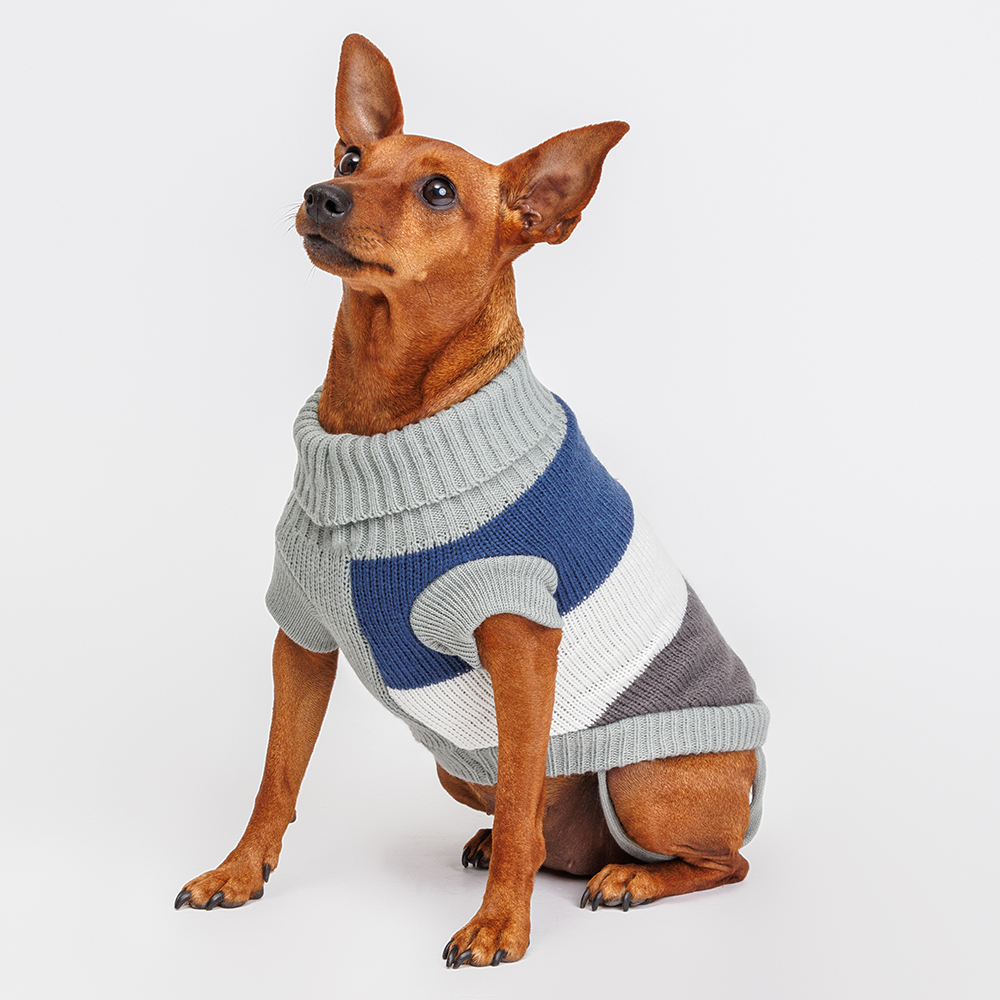 

Petmax Свитер для кошек и собак, , серо-синий, Серый