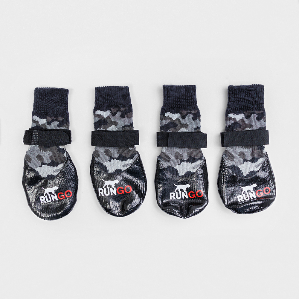 

Rungo Носки с прорезиненной подошвой для собак, , серый камуфляж