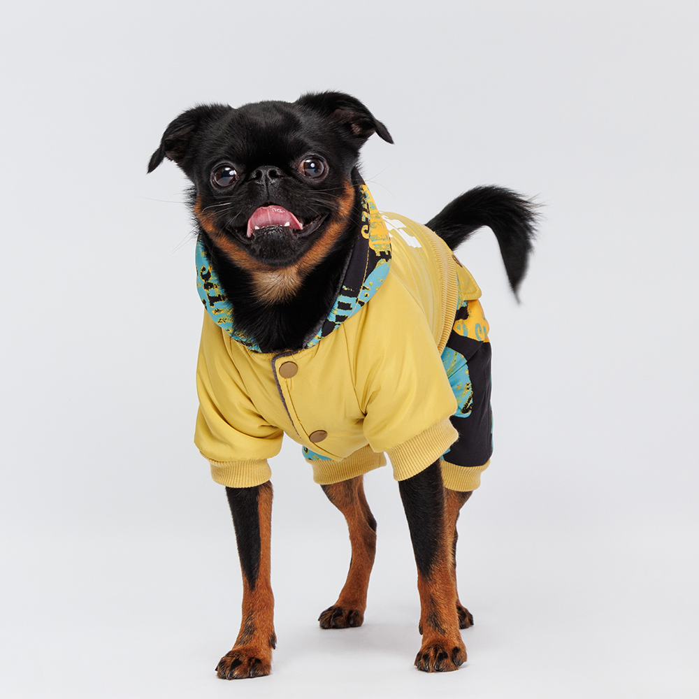 

Petmax Комбинезон с капюшоном для собак, , желтый