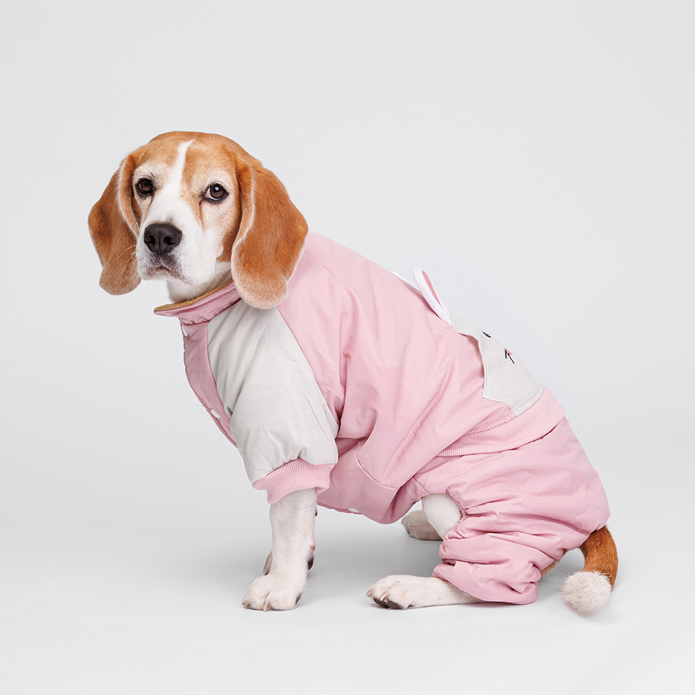 

Petmax Комбинезон для собак Зайка, , розовый (девочка