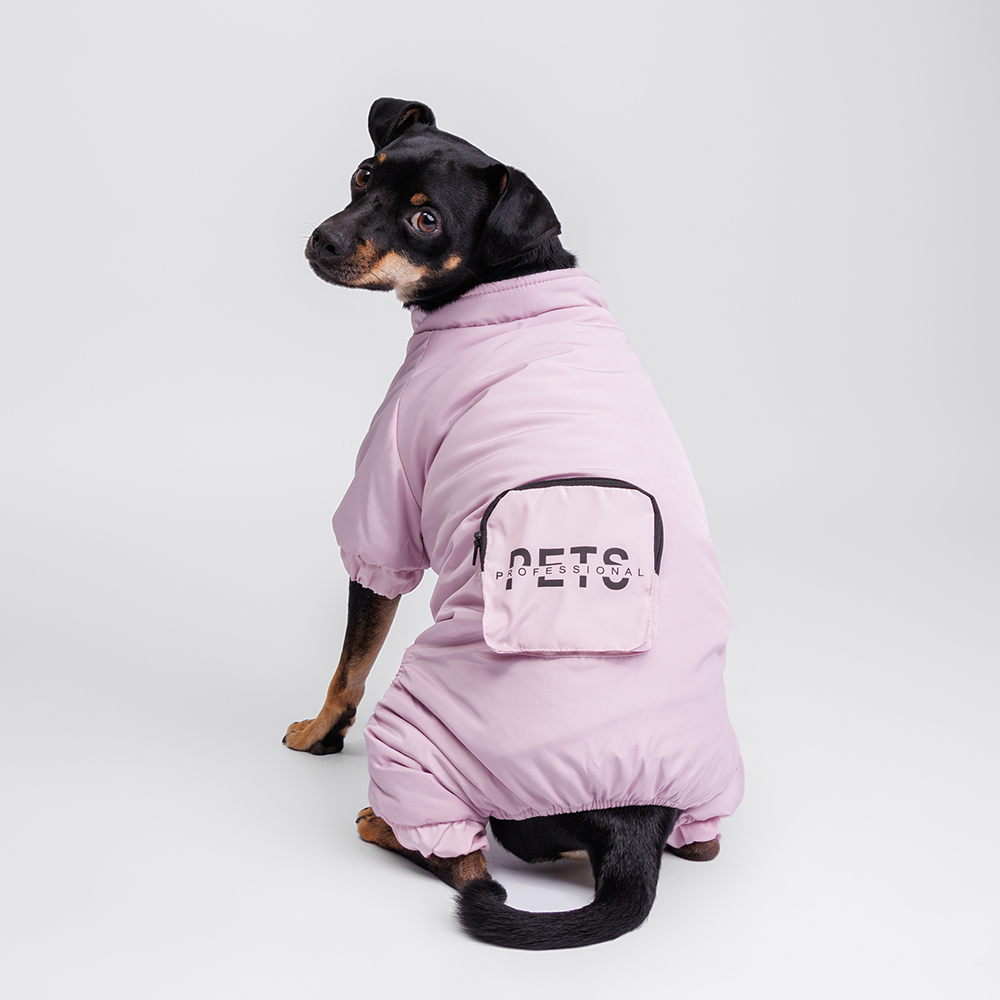 Petmax Комбинезон с кармашком для собак, XL, фиолетовый