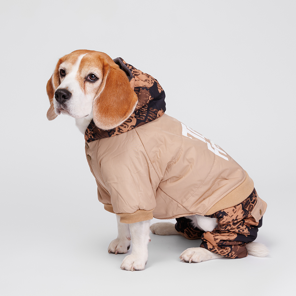 

Petmax Комбинезон с капюшоном для собак, , кофейный, Коричневый