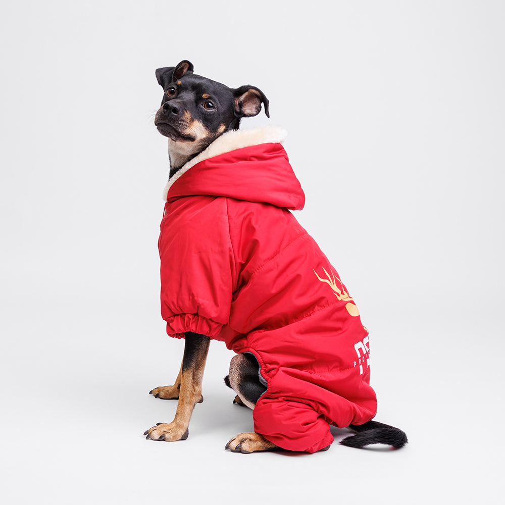 

Petmax Комбинезон с оленем для собак, , красный