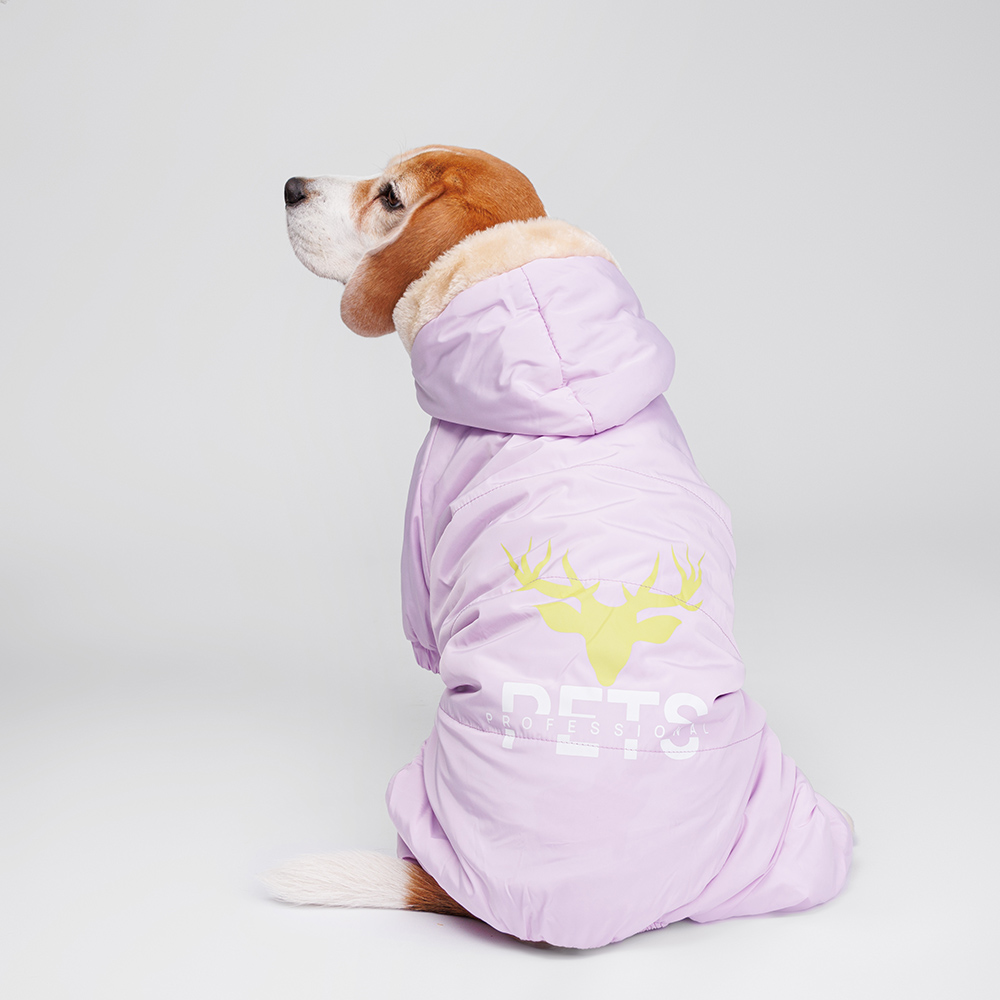 

Petmax Комбинезон с оленем для собак, , фиолетовый (девочка