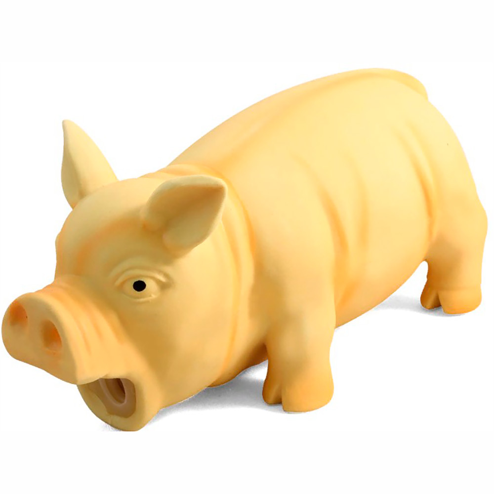 

Petmax Игрушка для собак Поросенок оранжевый латекс 21 см