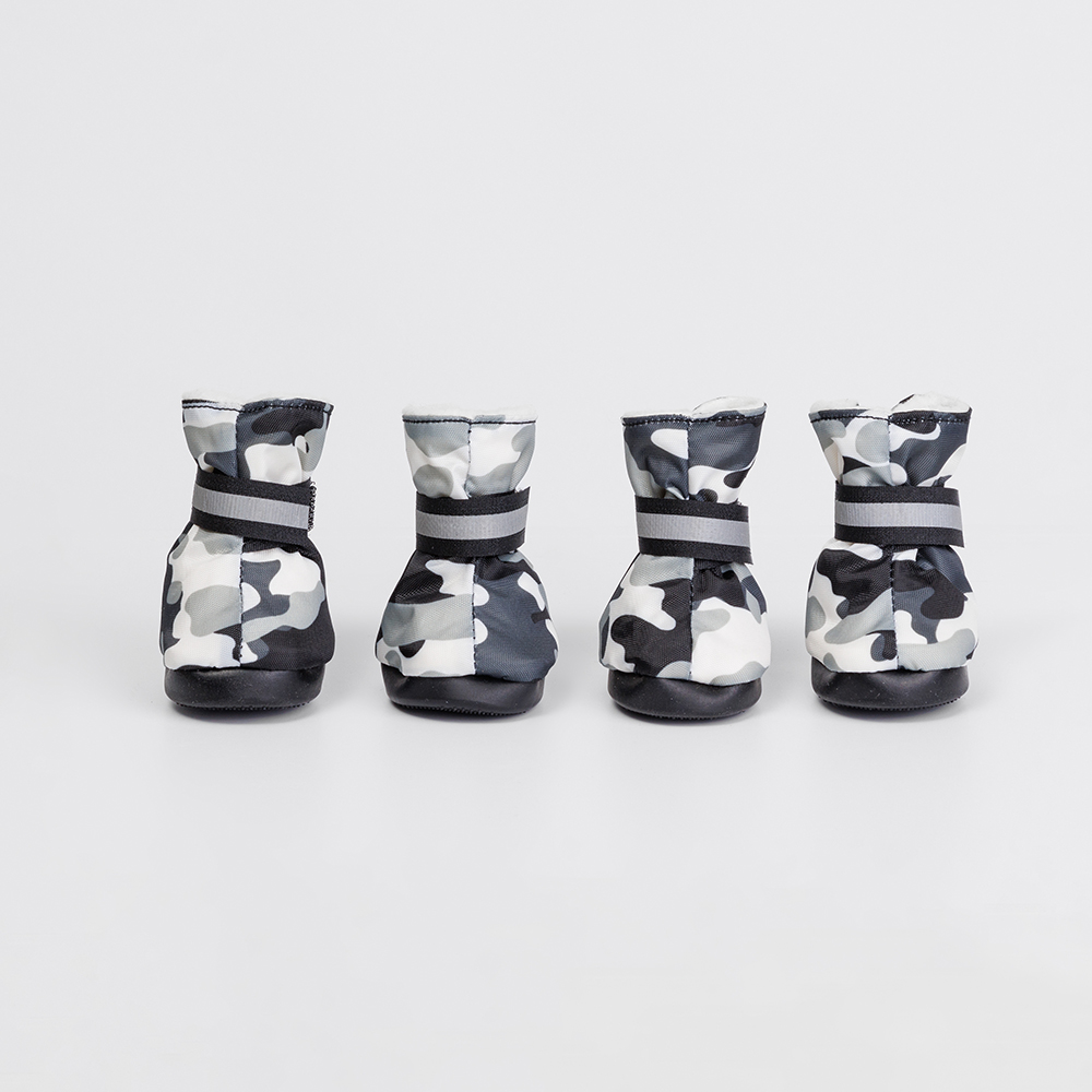 

Petmax Ботинки на липучках для собак, размер 4, черный камуфляж