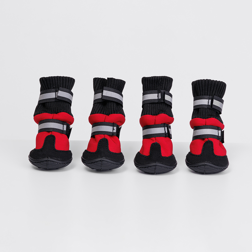 

Rungo Ботинки высокие на липучках для собак, , красные (унисекс, Красный