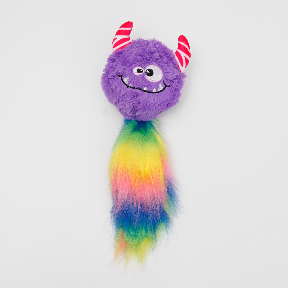 

RURRI Игрушка для собак Монстр с мячом, 26 см, Разноцветный