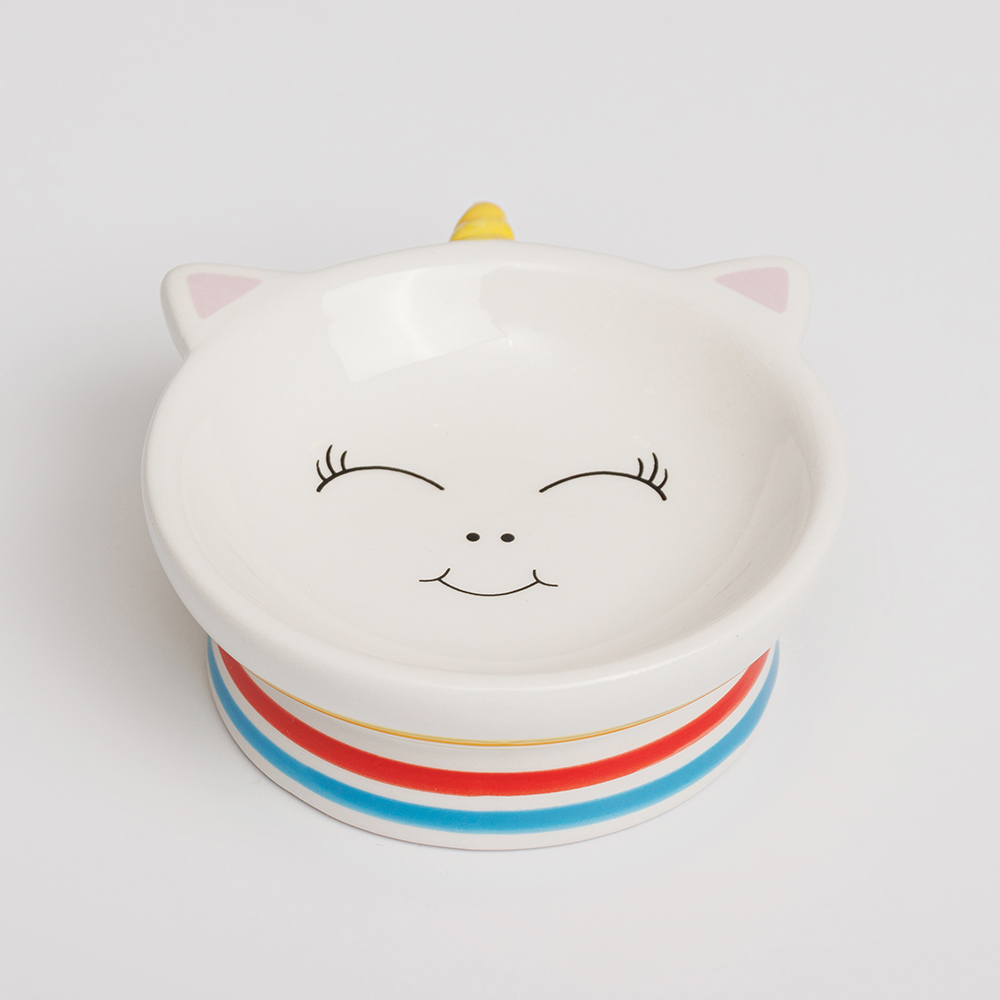 

Petmax Миска для грызунов Единорог, 10х3,5 см, Красный