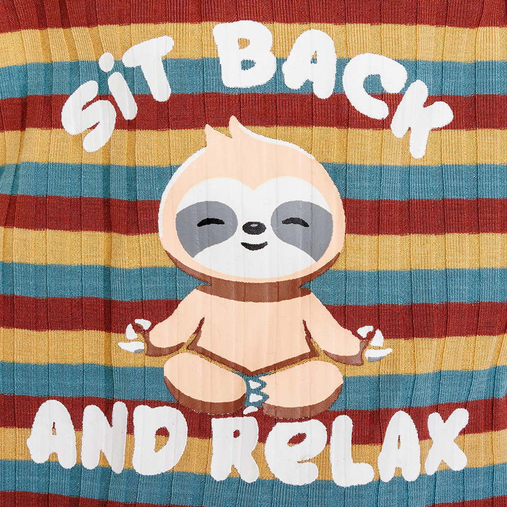 

Petmax Майка полосатая с ленивцем для собак, , коричневая, Коричневый