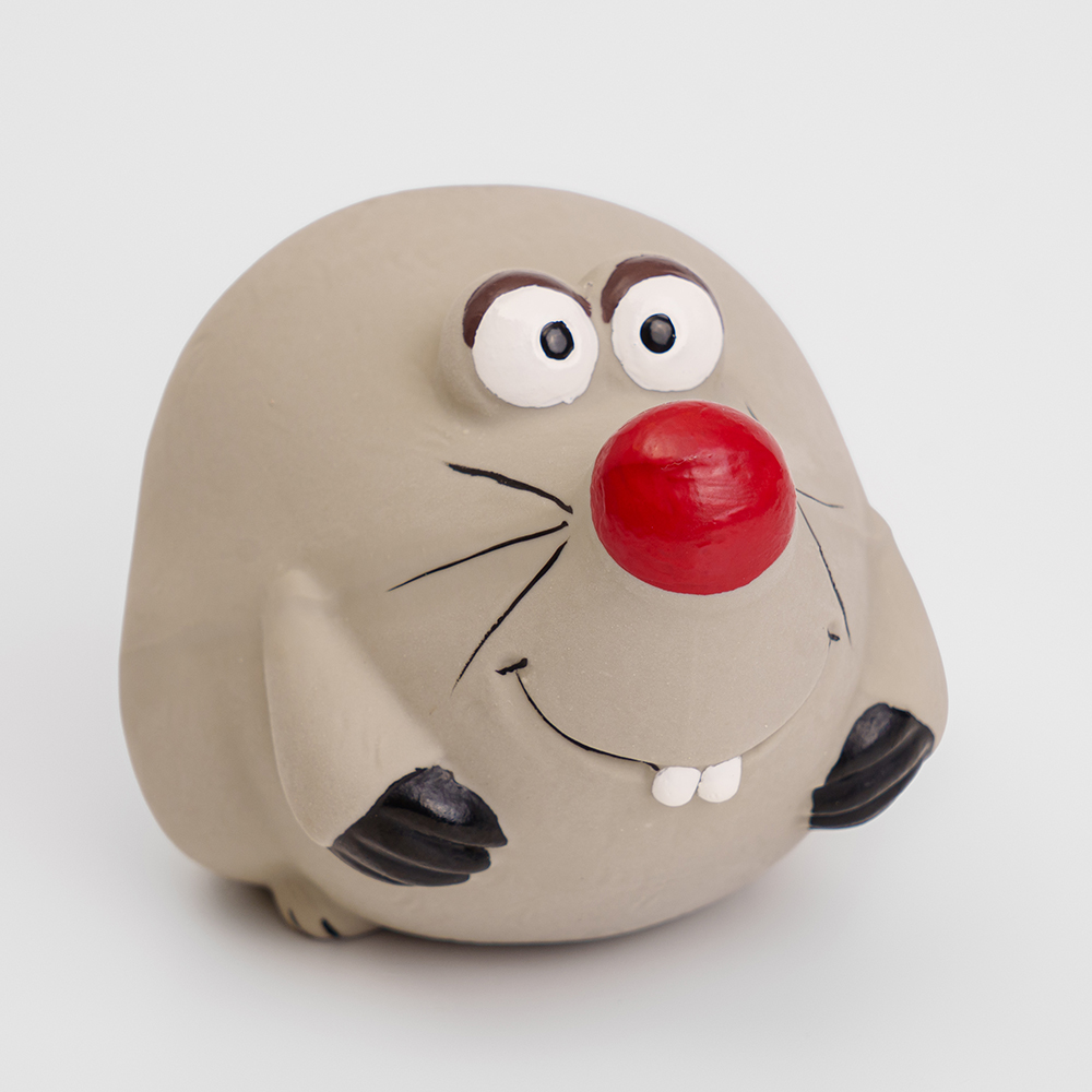 

RURRI Игрушка из латекса для собак Крот, 11,5х8,5х8 см, Серый