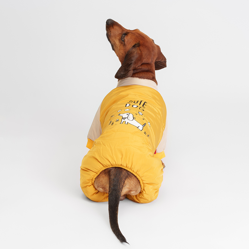 Petmax Комбинезон для собак, XL, желтый
