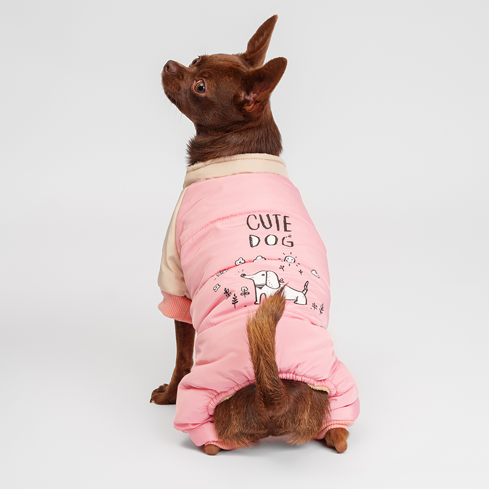 Petmax Комбинезон для собак, 5XL, розовый