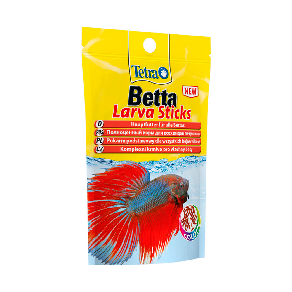 

Tetra Betta LarvaSticks корм для рыб в виде плавающих палочек, 5 г