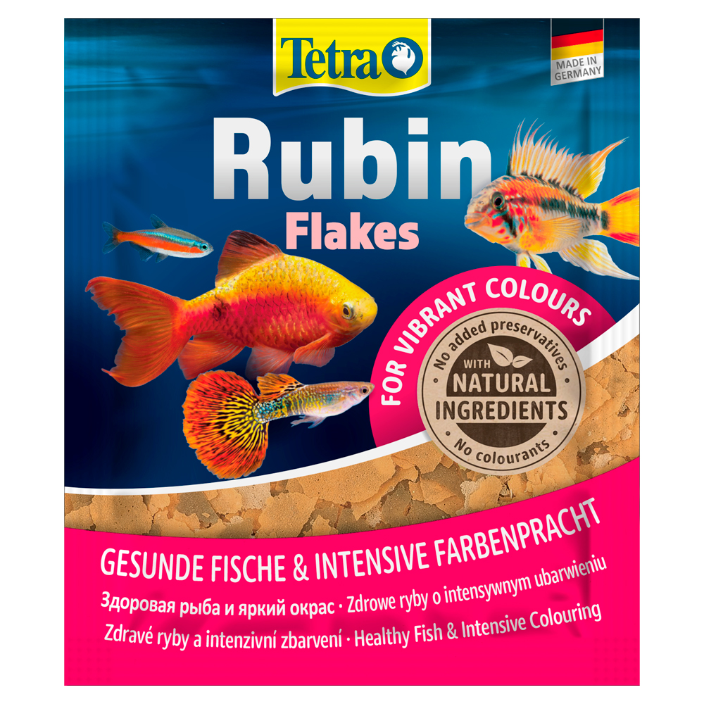 

Tetra Rubin корм для рыб для окраса в хлопьях, 12 гр